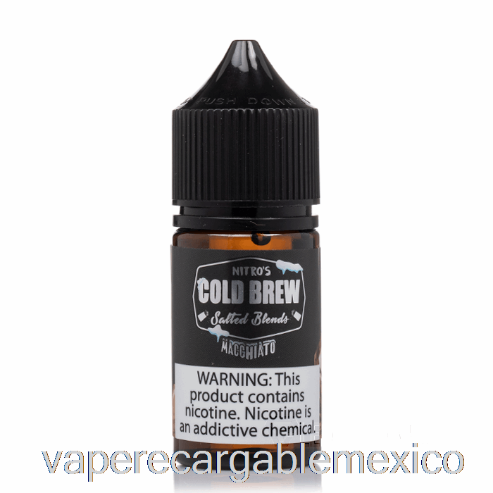 Vape Recargable Macchiato - Sales Nitros Cold Brew - 30ml 45mg